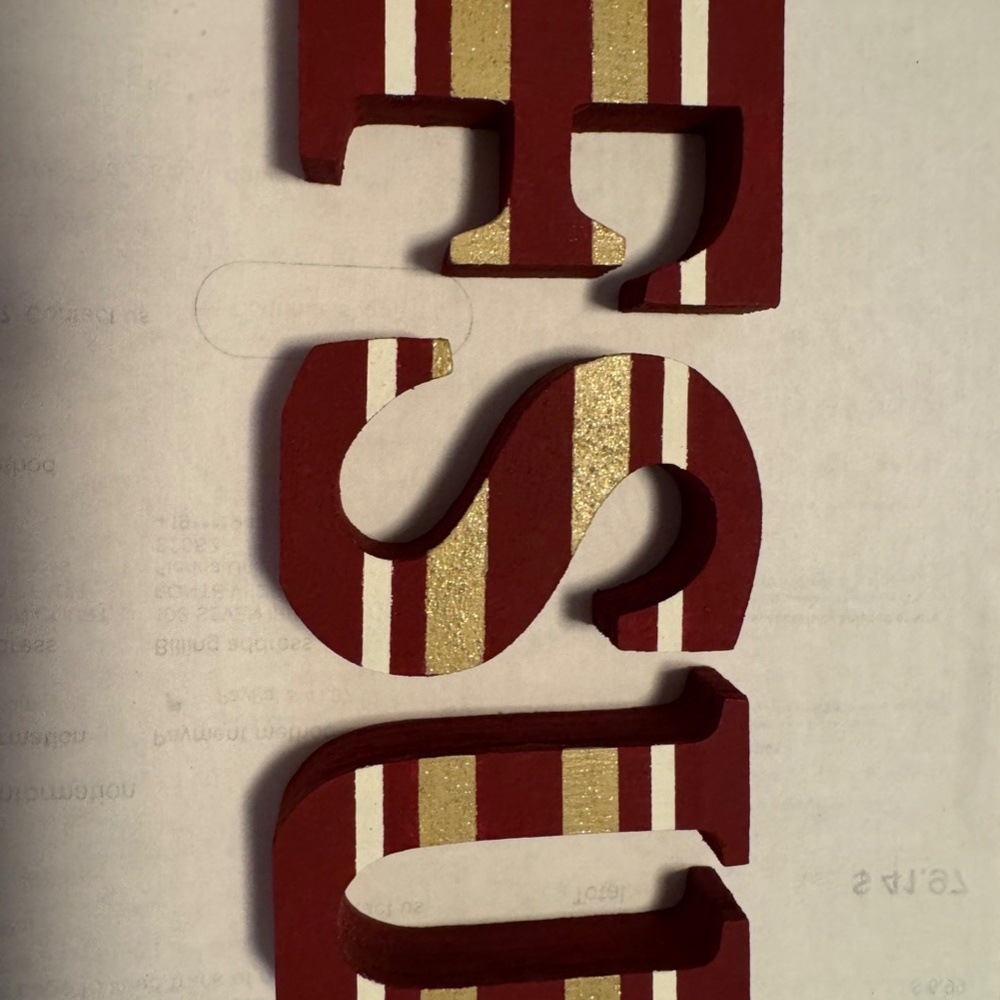 Handpainted letters - Picture 3 of 16